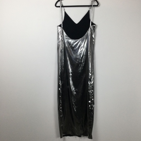 Nasty Gal Alloy About Eve Metallic Maxi Dress - Picture 3 of 6